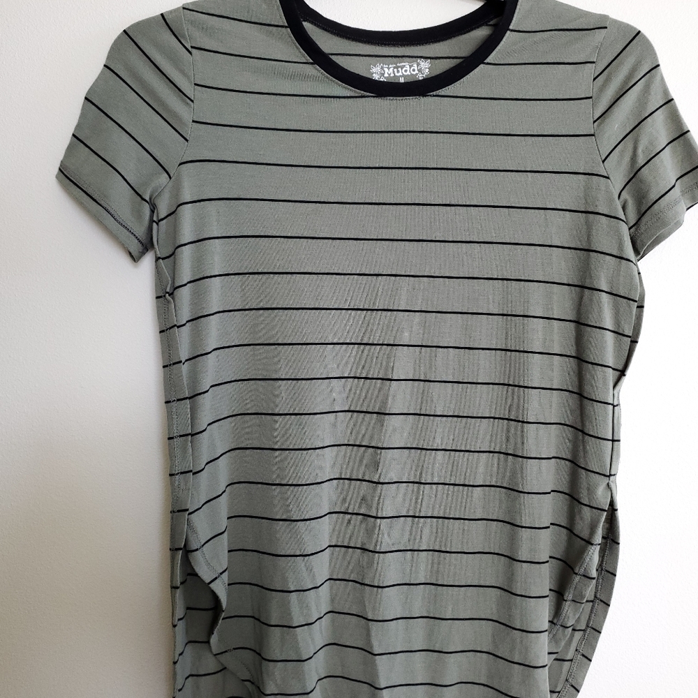 Striped Green Top - Picture 3 of 5